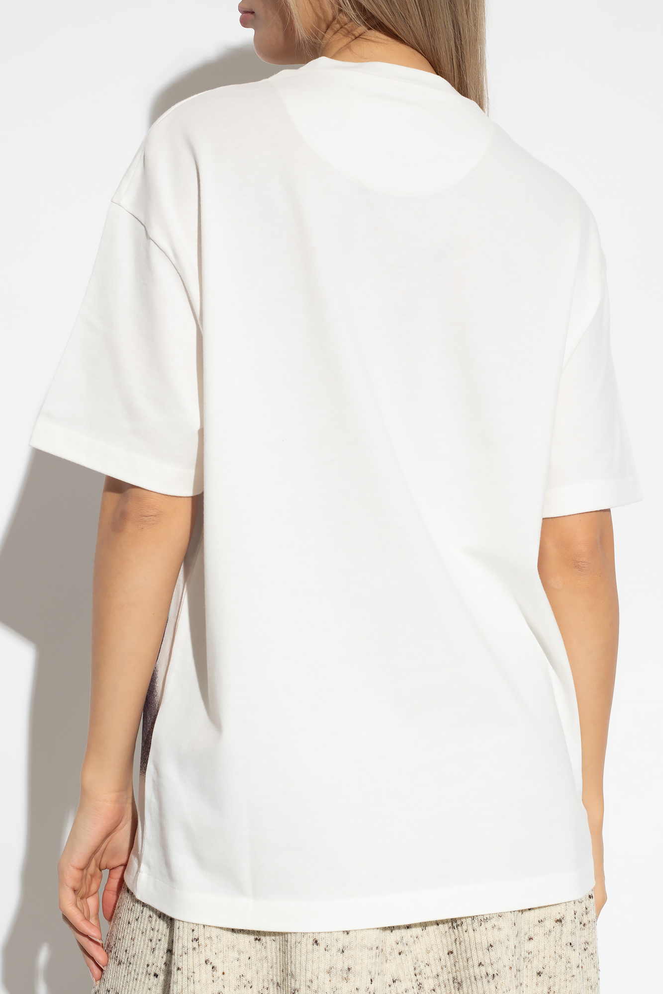 White Printed T - SchaferandweinerShops Timor - Jil Sander